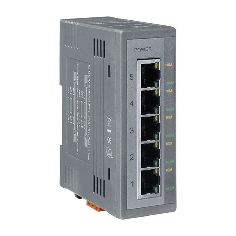 Промышленный коммутатор ICP DAS NS-205, 5 портов, 10/100 Мбит/с