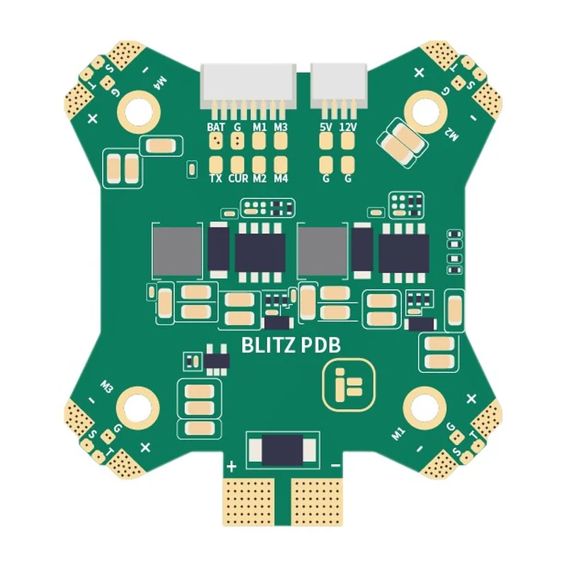 Плата распределения питания iFlight BLITZ PDB, 4–8S, BEC 5В/12В