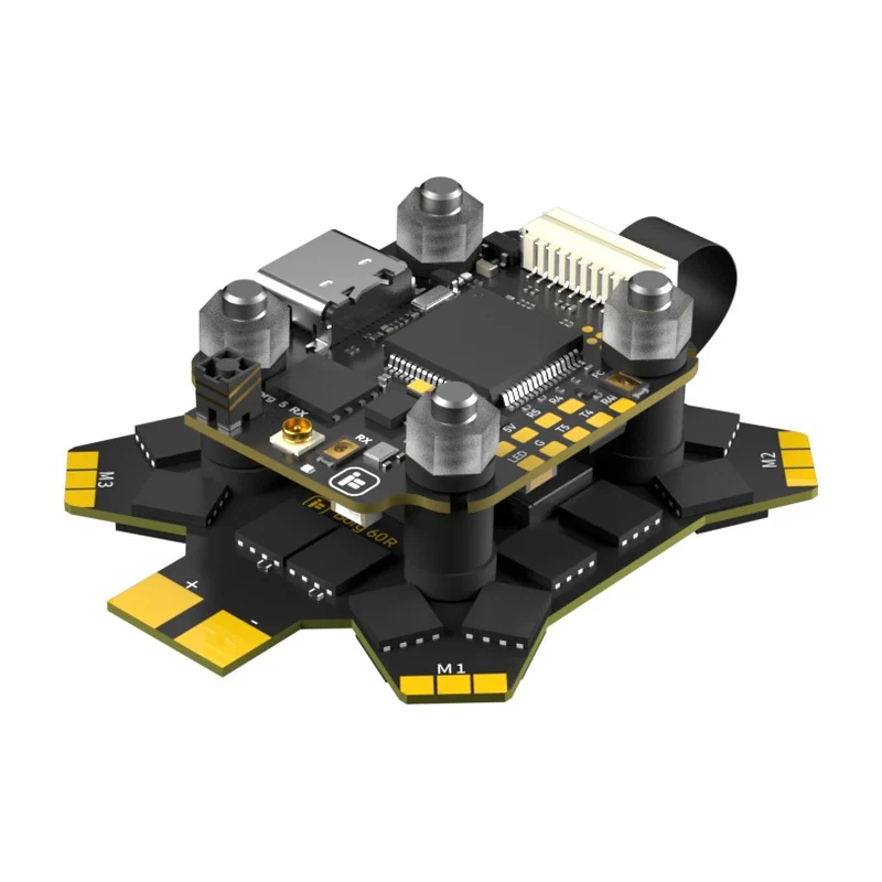 Стек iFlight Borg 5S RX, контроллер с приёмником ELRS и регулятор 60A 4-в-1, 4–8S