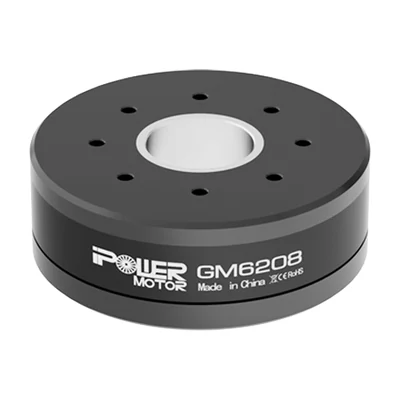 Мотор подвеса iPower GM6208-150T, 24N/28P, 2600–3600 г·см, полый вал 22 мм