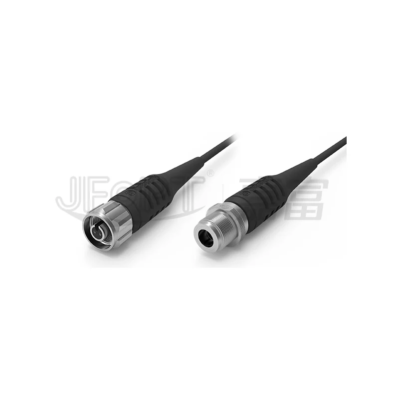 Герметичный разъём ODC-2 JFOPT JFOPC-ODC2-HS на 2 волокна, IP68, резьбовая фиксация, 1000 циклов