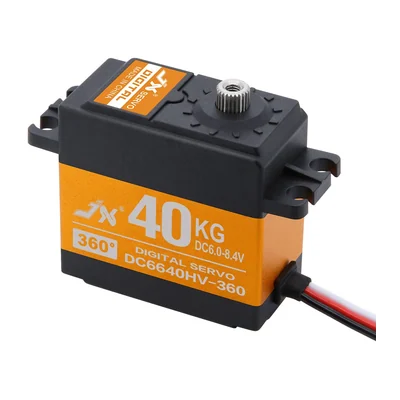 Сервопривод JX Servo DC6640HV-360, 40 кг·см, 360° постоянного вращения, 8,4 В