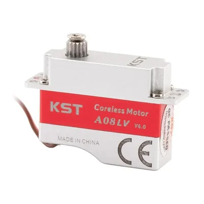 Микросервопривод KST A08 LV V6.0: 1S LiPo, безъякорный двигатель
