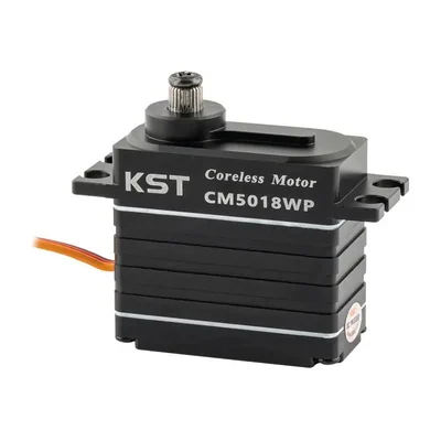 Сервопривод KST CM5018WP, безъядерный, IP67, 50 кгс·см, стальной редуктор