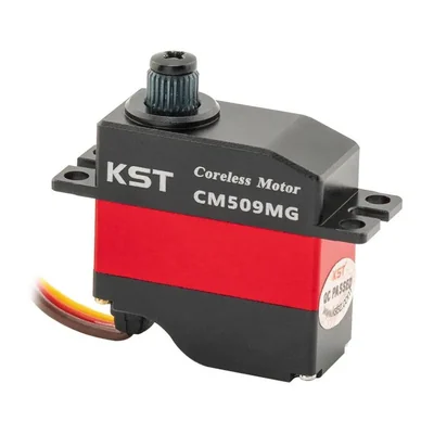 Микросервопривод KST CM509MG, безъядерный, алюминиевый корпус, 6,0 кгс·см, 15 г