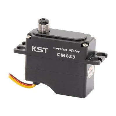 Сервопривод KST CM633: мини-класс, безъякорный двигатель, металлический редуктор