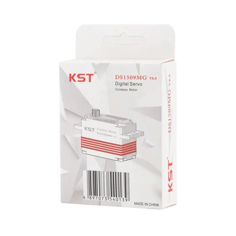 Сервопривод KST DS1509MG, низкопрофильный, 12,8 кг·см, 0,07 с/60°, высота 26,5 мм