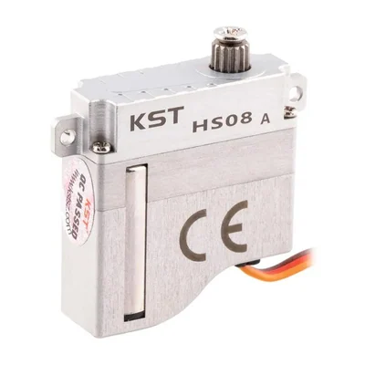 Микросервопривод KST HS08A, корпус 7075, толщина 8 мм, 6,0 кг·см