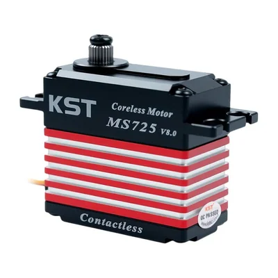 Сервопривод KST MS725 V8.0: безъякорный, датчик Холла, 20 кг·см