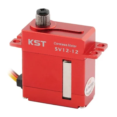 Микросервопривод KST SV12-12: питание 12 В или 3S LiPo, 9 кг·см