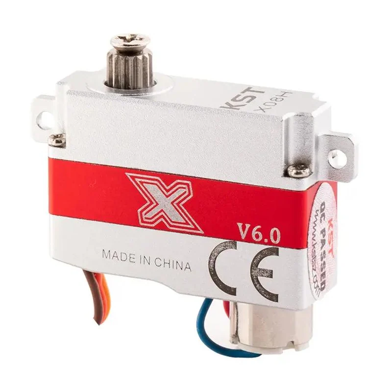 Микросервопривод KST X08H V6.0, 8 мм, боковые ушки, 2,8 кг·см, 0,09 с/60°