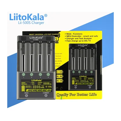 Зарядное устройство LiitoKala Lii-500S, 4 канала, до 2 А