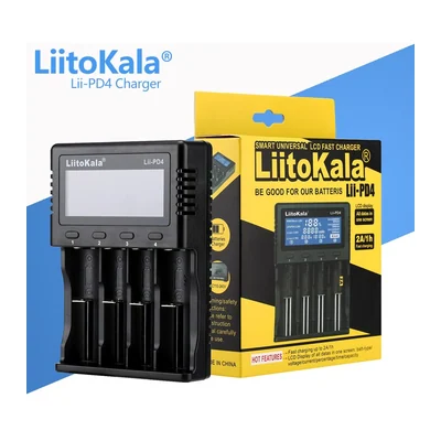 Зарядное устройство LiitoKala Lii-PD4, 4 канала, встроенный блок питания