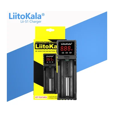 Зарядное устройство LiitoKala Lii-S1, 1 канал, автоопределение полярности
