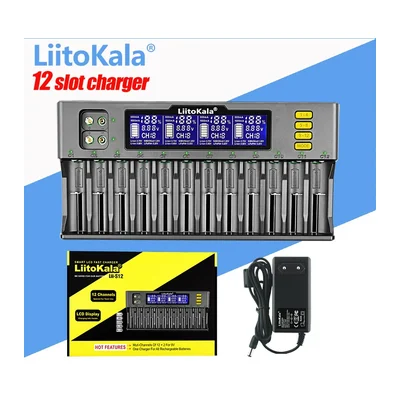 Зарядное устройство LiitoKala Lii-S12, 12 каналов