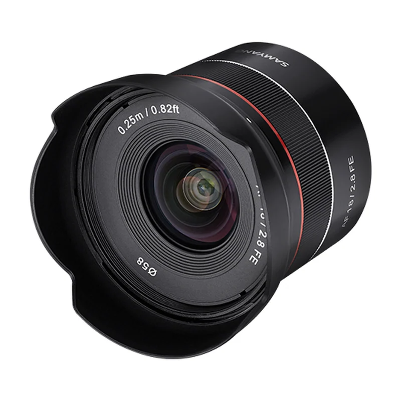 Объектив Samyang AF 18mm F2.8 FE — широкоугольный полнокадровый, Sony FE, 145 г