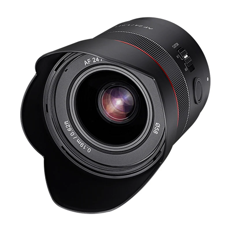 Объектив Samyang AF 24mm F1.8 FE — светосильный широкоугольник, Sony FE, 230 г, влагозащита
