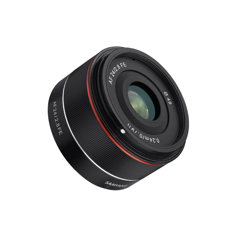 Объектив Samyang AF 24mm F2.8 FE — широкоугольный полнокадровый «блинчик», Sony E, 93 г