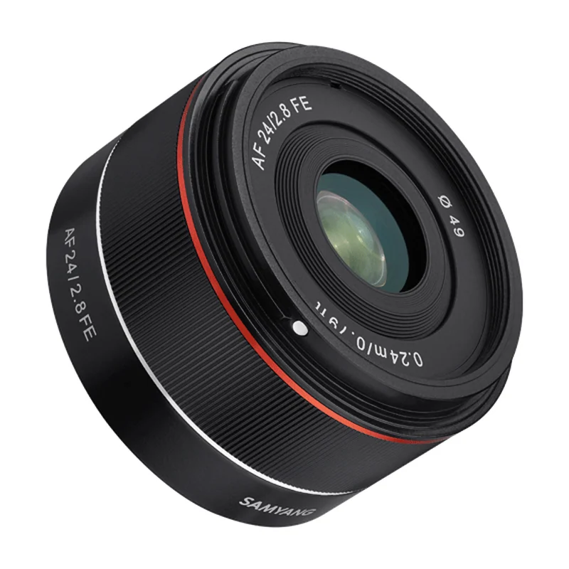 Объектив Samyang AF 24mm F2.8 FE — широкоугольный полнокадровый «блинчик», Sony E, 93 г