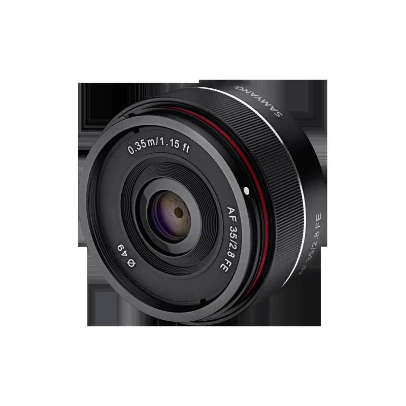 Объектив Samyang AF 35mm F2.8 FE — штатный полнокадровый «блинчик», Sony E, 85,6 г