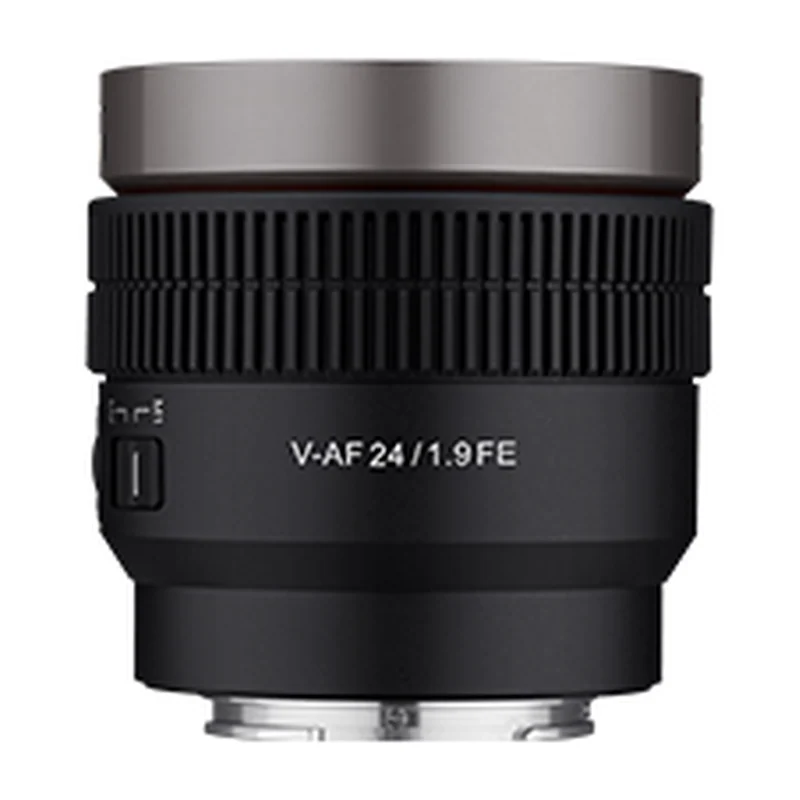 Кинообъектив Samyang V-AF 24mm T1.9 FE — автофокусный, Sony FE, 0,28 кг, дыхание 0,7 %