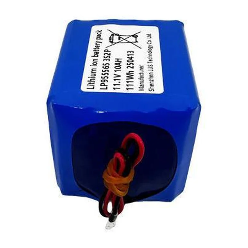 Литий-полимерная сборка LP955565 3S2P, 11,1 В 10 А·ч