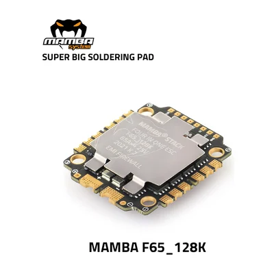 Регулятор хода 4-в-1 MAMBA F65_128K, AM32, 65 А, 3–6S
