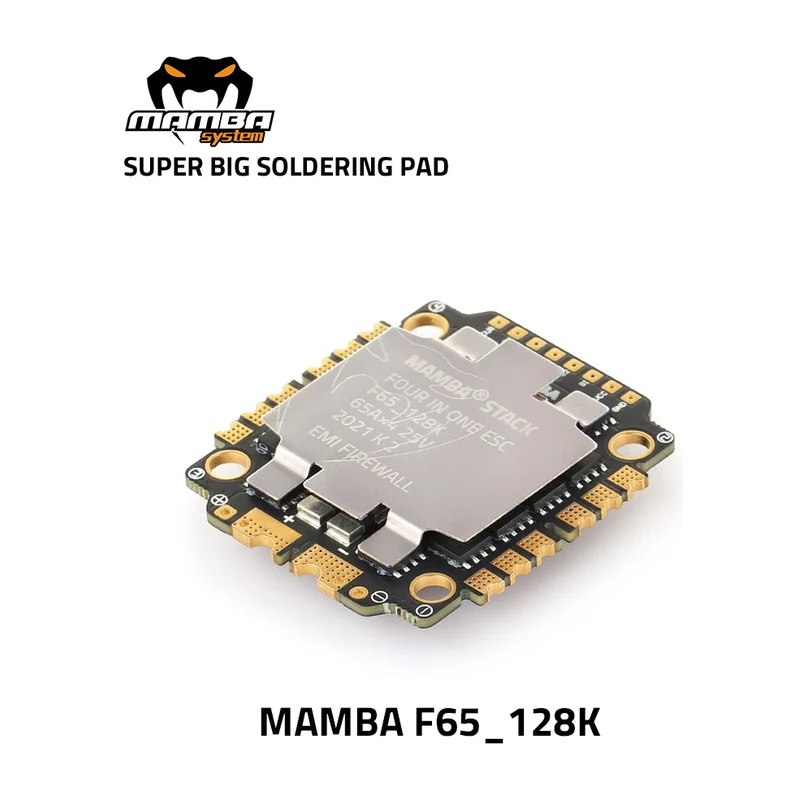 Регулятор хода MAMBA F65_128K AM32 4IN1 ESC 65A 6S
