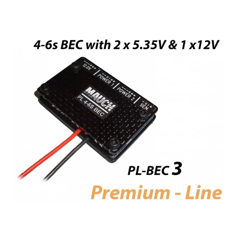 Модуль питания 017: PL 4-6S BEC 2x5.35V 1x12.0V