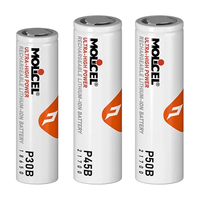 Литий-ионный элемент Molicel INR-21700-P45B, 4500 мА·ч, 45 А