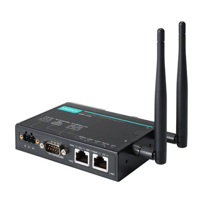 Wi-Fi-клиент Moxa AWK-1137C-EU, 802.11n 2,4/5 ГГц, 2 × Ethernet, RS-232/422/485
