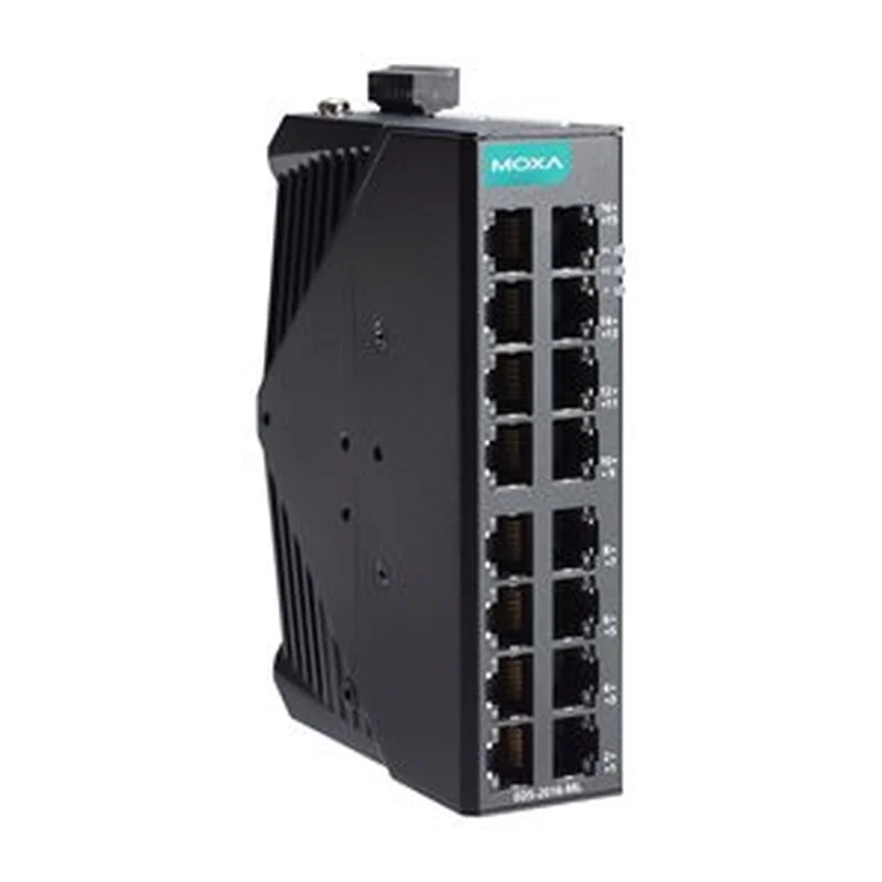 Коммутатор Moxa EDS-2016-ML, 16 портов 10/100, неуправляемый, DIN-рейка