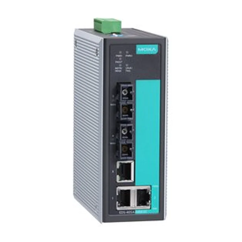Коммутатор Moxa EDS-405A-MM-SC, 3 порта 10/100 + 2 оптики SC, управляемый