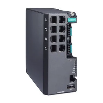 Коммутатор Moxa EDS-G4008-LV, 8 портов Gigabit, управляемый, IEEE 1588v2