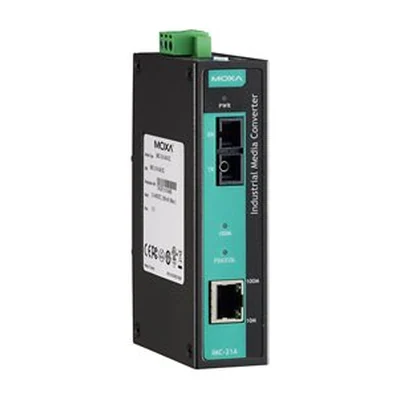 Медиаконвертер Moxa IMC-21A-M-SC, 10/100 в 100BaseFX, многомод, SC, 5 км