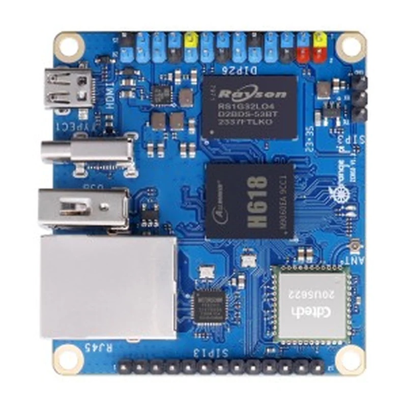 Одноплатный компьютер Orange Pi Zero 3, Allwinner H618, до 4 ГБ LPDDR4