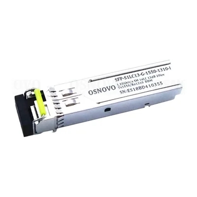 Модуль SFP Osnovo SFP-S1LC13-G-1550-1310-I, 1,25 Гбит/с, WDM 1550/1310 нм, 20 км, промышленный
