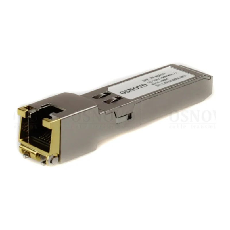 Модуль SFP Osnovo SFP-TP-RJ45/I, медный RJ45, 1 Гбит/с, 100 м, промышленный