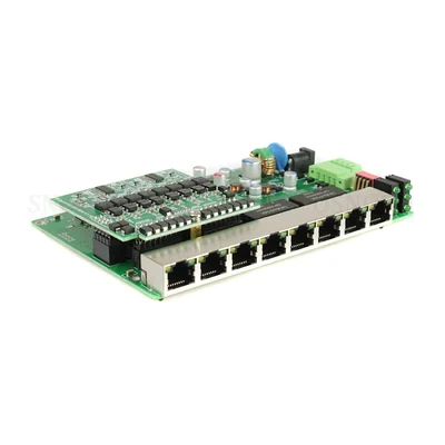 PoE-коммутатор Osnovo SW-80800/IC-P, 8 × GE PoE, 300 Вт, неуправляемый, бескорпусной