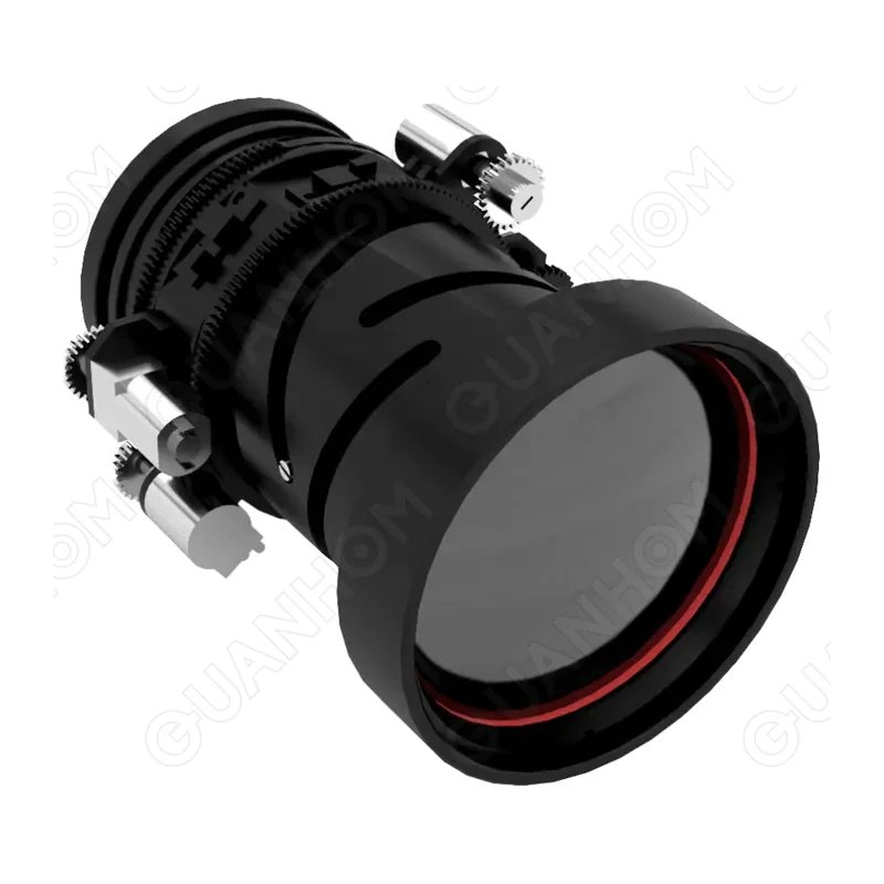 Объектив тепловизионный Quanhom GCZ41511D — LWIR 8–12 мкм, зум 15–60 мм, f/0,9–1,1, фланец