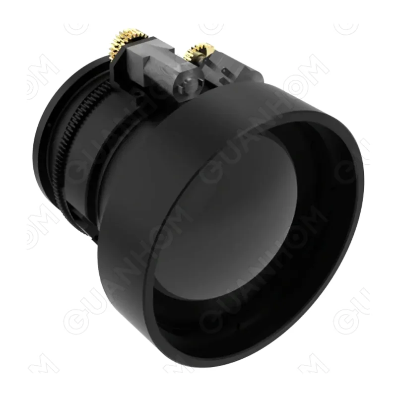 Объектив тепловизионный Quanhom GLE7510 — LWIR 8–12 мкм, 75 мм, f/1,0, моторизованный фокус