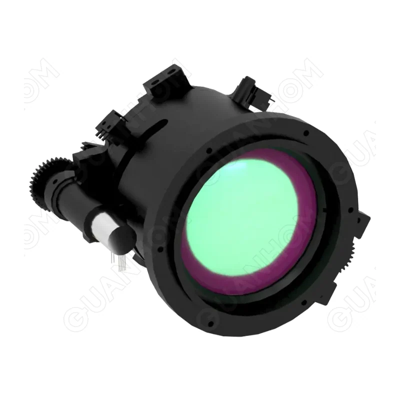 Объектив тепловизионный Quanhom GMZ102040IA — MWIR 3,7–4,8 мкм, зум 20–200 мм, f/4,0