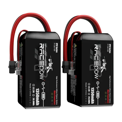 Аккумулятор LiPo RacePow F136100 1350 мА·ч 6S 22,2 В 100C, XT60H