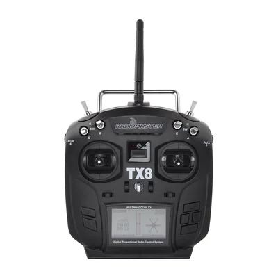 Пульт RadioMaster TX8, экран LCD 128×64, питание 4,5–18 В