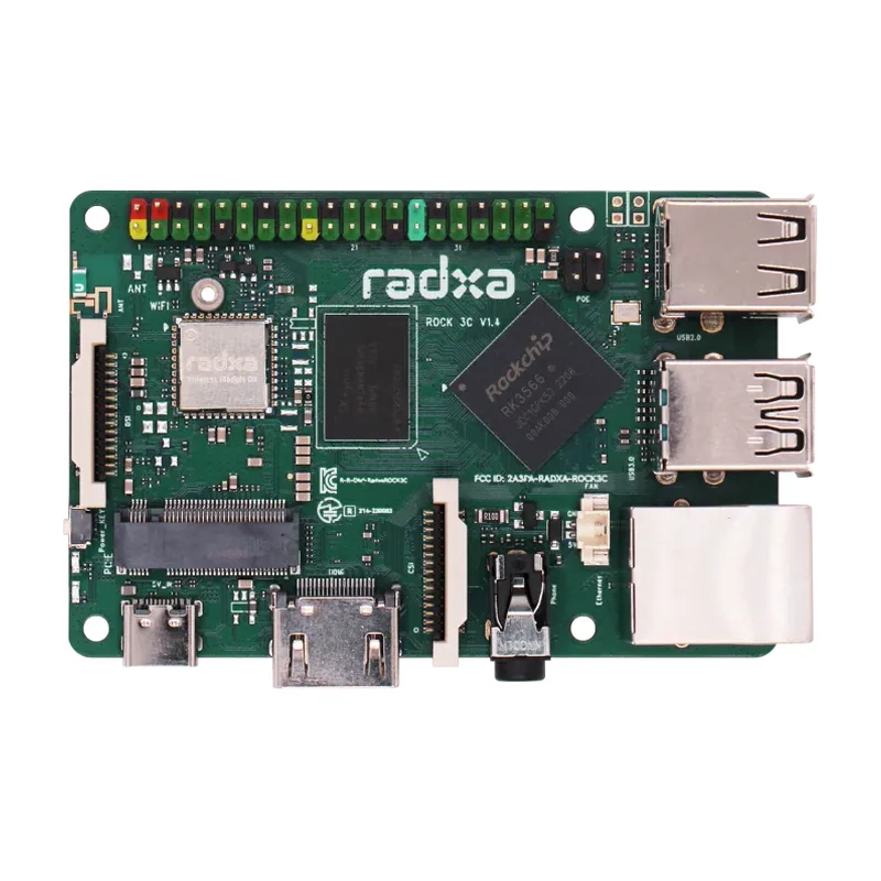 Одноплатный компьютер Radxa ROCK 3C, Rockchip rk3566