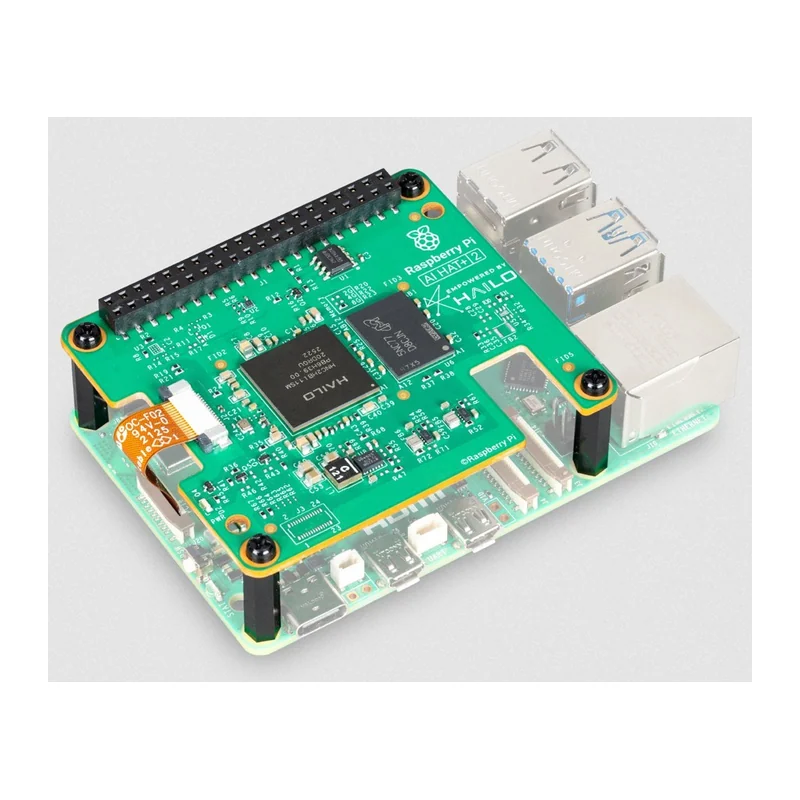 Ускоритель Raspberry Pi AI HAT+ 2 40 TOPS на Hailo-10H, 8 ГБ ОЗУ