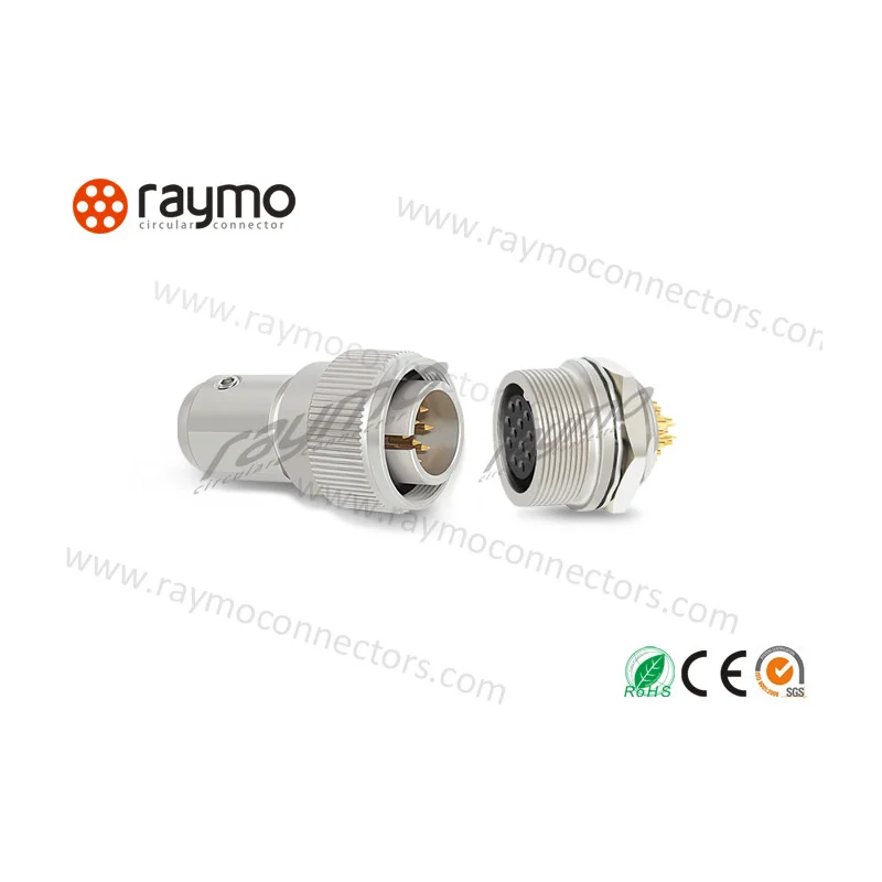 Разъём RM-HR10A-7P-7P, резьбовая фиксация, корпус 7#