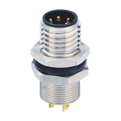Панельный разъём M8 RM-M8-8, 8 контактов, IP67