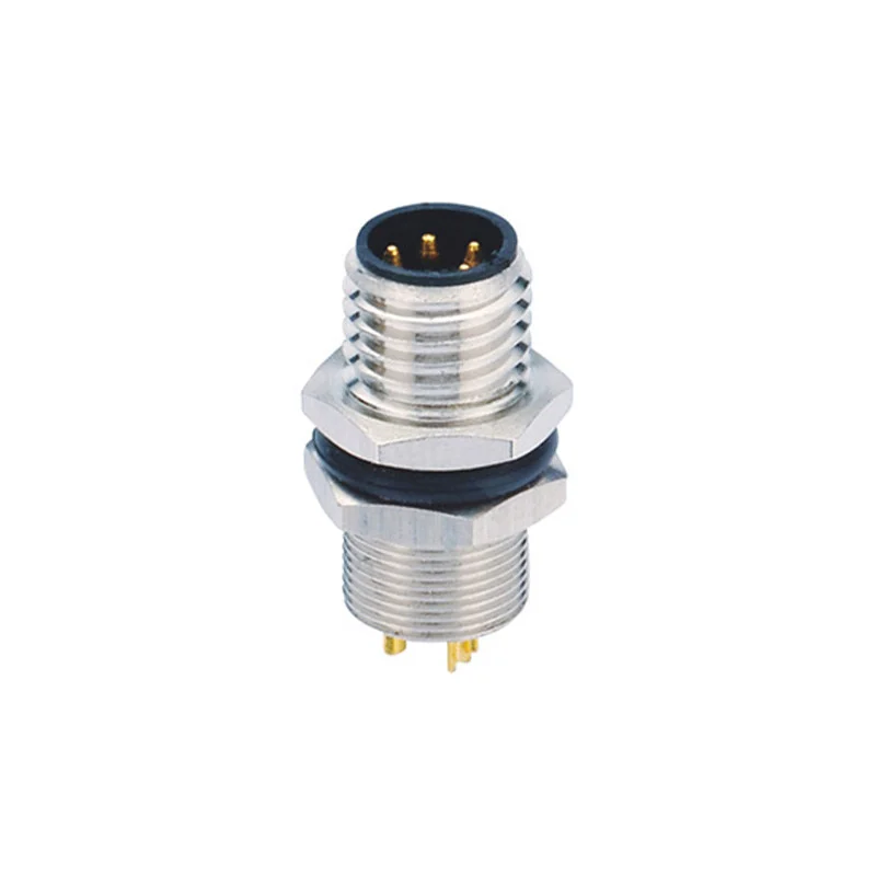 Панельный разъём M8 RM-M8-8, 8 контактов, IP67
