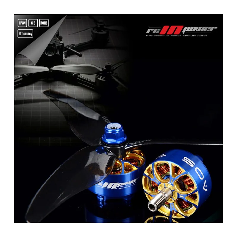 Мотор RCINPOWER AOS Supernova 2207, 1980 KV, 5–6S, тяга до 2547 г